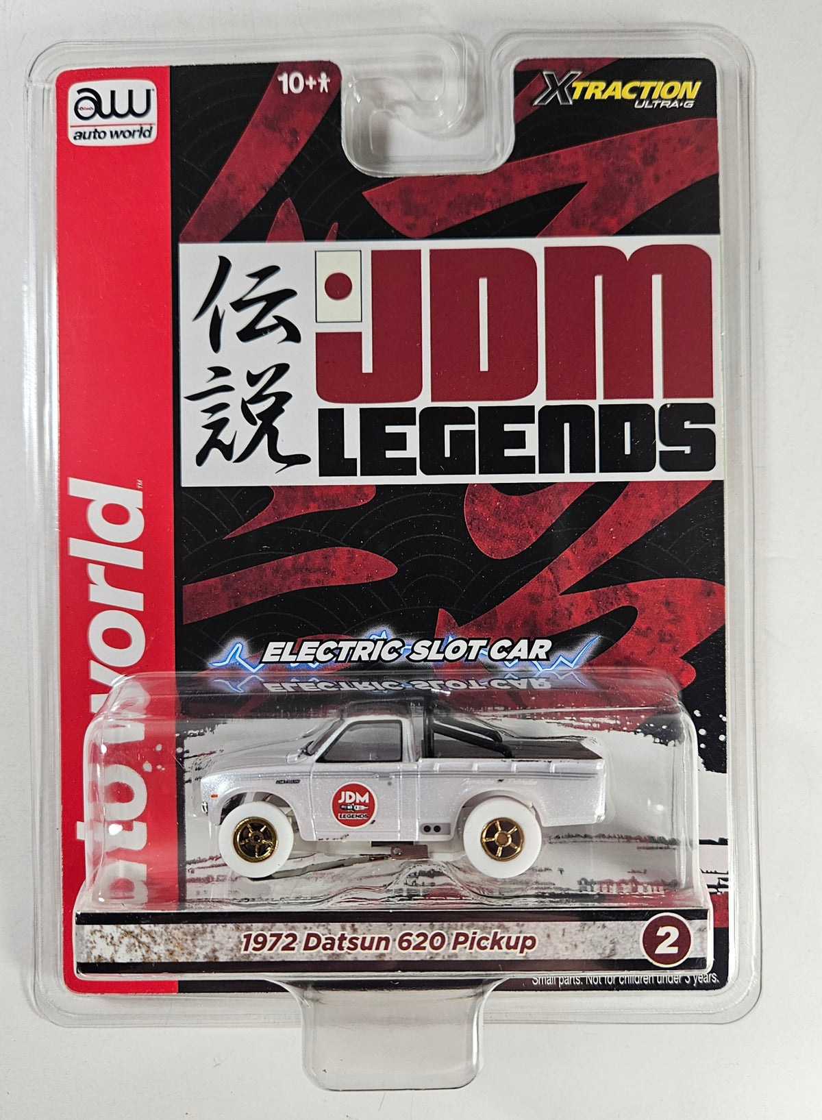 Auto World Xtraction SC418 1972 Datsun 620 Pickup Truck JDM Legends (***iWheels***) HO Scale Slot Car