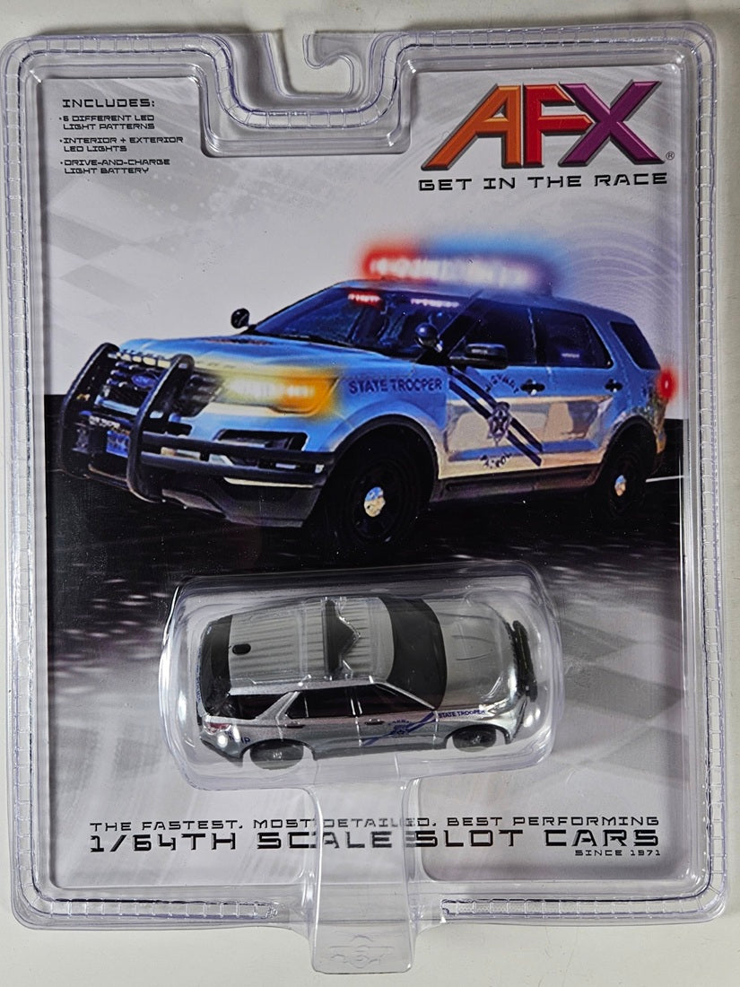 AFX Mega G+ 22105 Police Interceptor NHP with LED Flashing Lights
