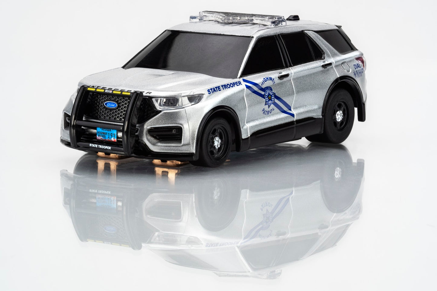 AFX Mega G+ 22105 Police Interceptor NHP with LED Flashing Lights