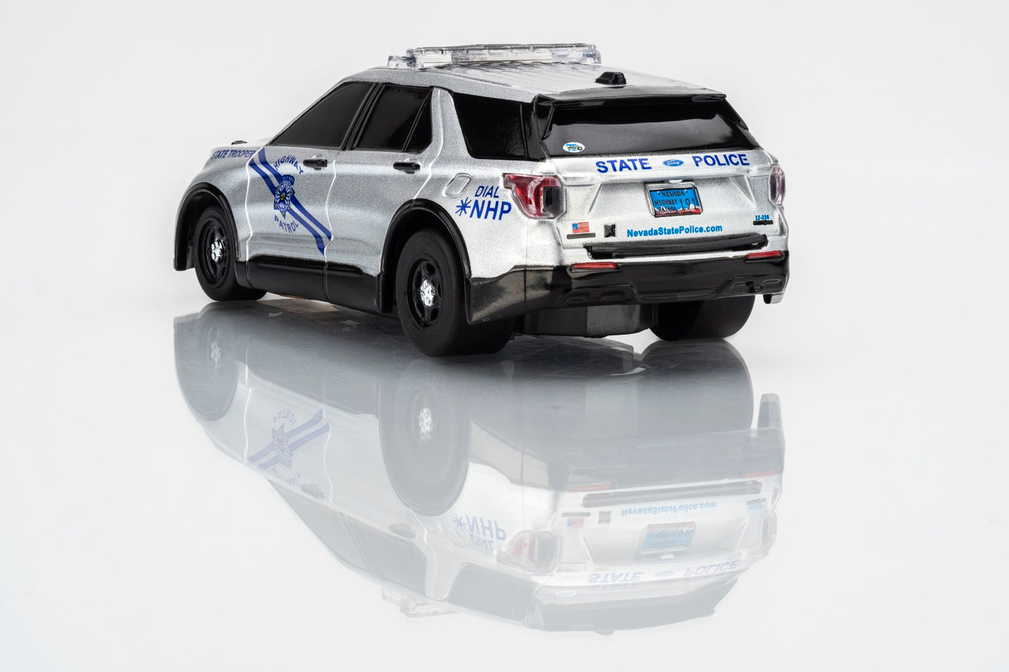 AFX Mega G+ 22105 Police Interceptor NHP with LED Flashing Lights