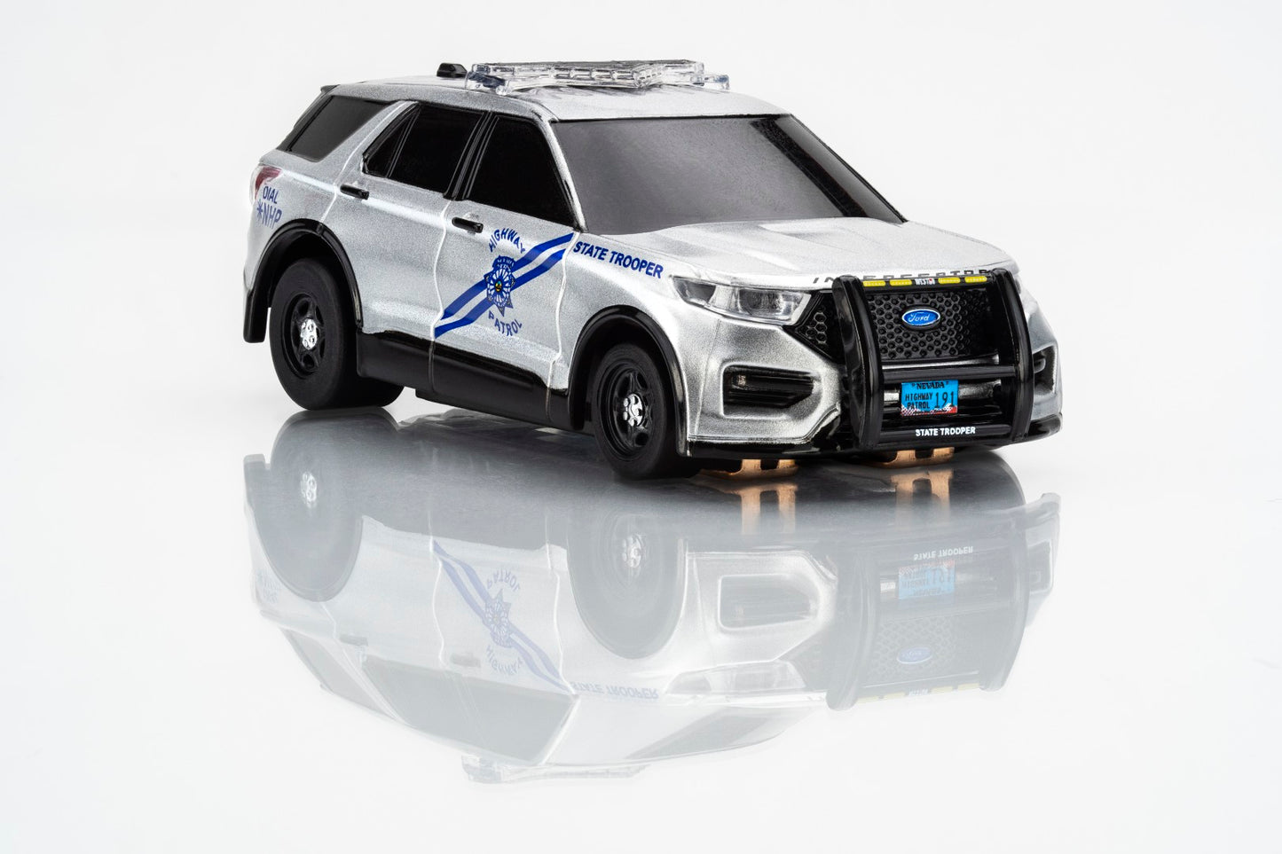 AFX Mega G+ 22105 Police Interceptor NHP with LED Flashing Lights