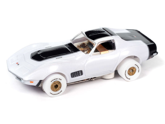 Auto World Thunderjet SC394 2023 R3 BALDWIN MOTION - 1970 CHEVROLET CORVETTE (IWHEELS) HO Scale Slot Car