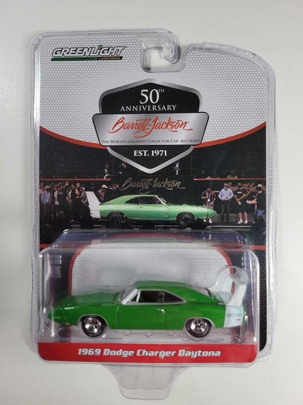 Greenlight Diecast 37240-B - 1969 Dodge Charger Daytona Barrett-Jackson Series 8 (Lot #1399) - 1/64 Scale