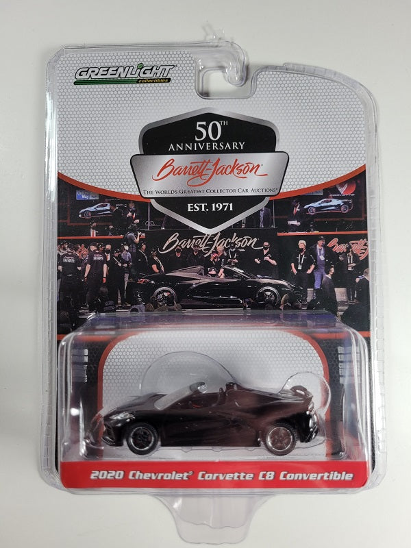 Greenlight Diecast 37240-D - 2020 Chevrolet Corvette C8 Convertible - Barrett-Jackson Series 8 (Lot #3003) - 1/64 Scale