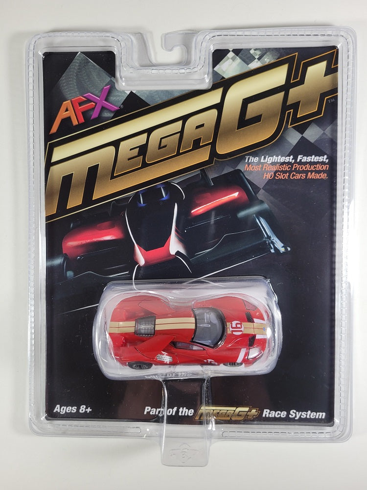 AFX Mega G+ 22067 2022 Ford GT Heritage #16 - HO Scale Slot Car