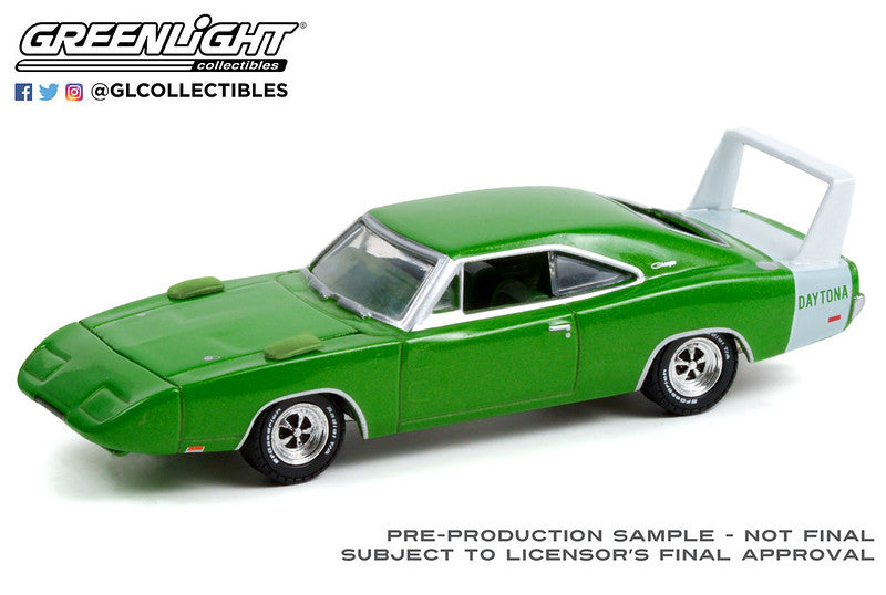 Greenlight Diecast 37240-B - 1969 Dodge Charger Daytona Barrett-Jackson Series 8 (Lot #1399) - 1/64 Scale