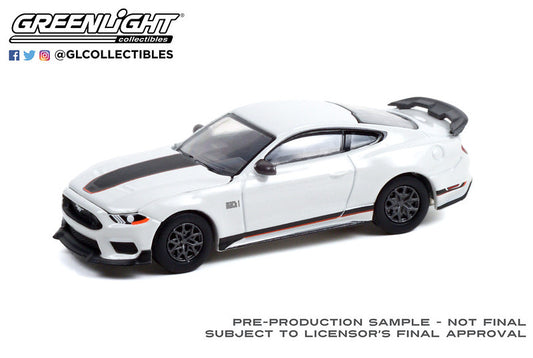 Greenlight Diecast 37240-F - 2021 Ford Mustang Mach 1 VIN 001 - Barrett-Jackson Series 8 (Lot #3005) - 1/64 Scale