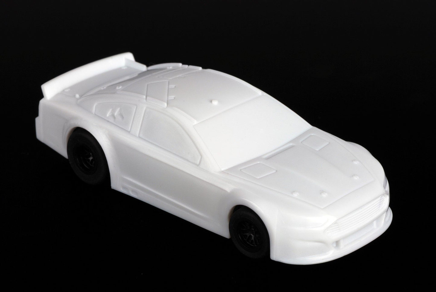 AFX Mega G+ 21025 Ford Fusion Stocker – White Paintable - HO Scale Slot Car