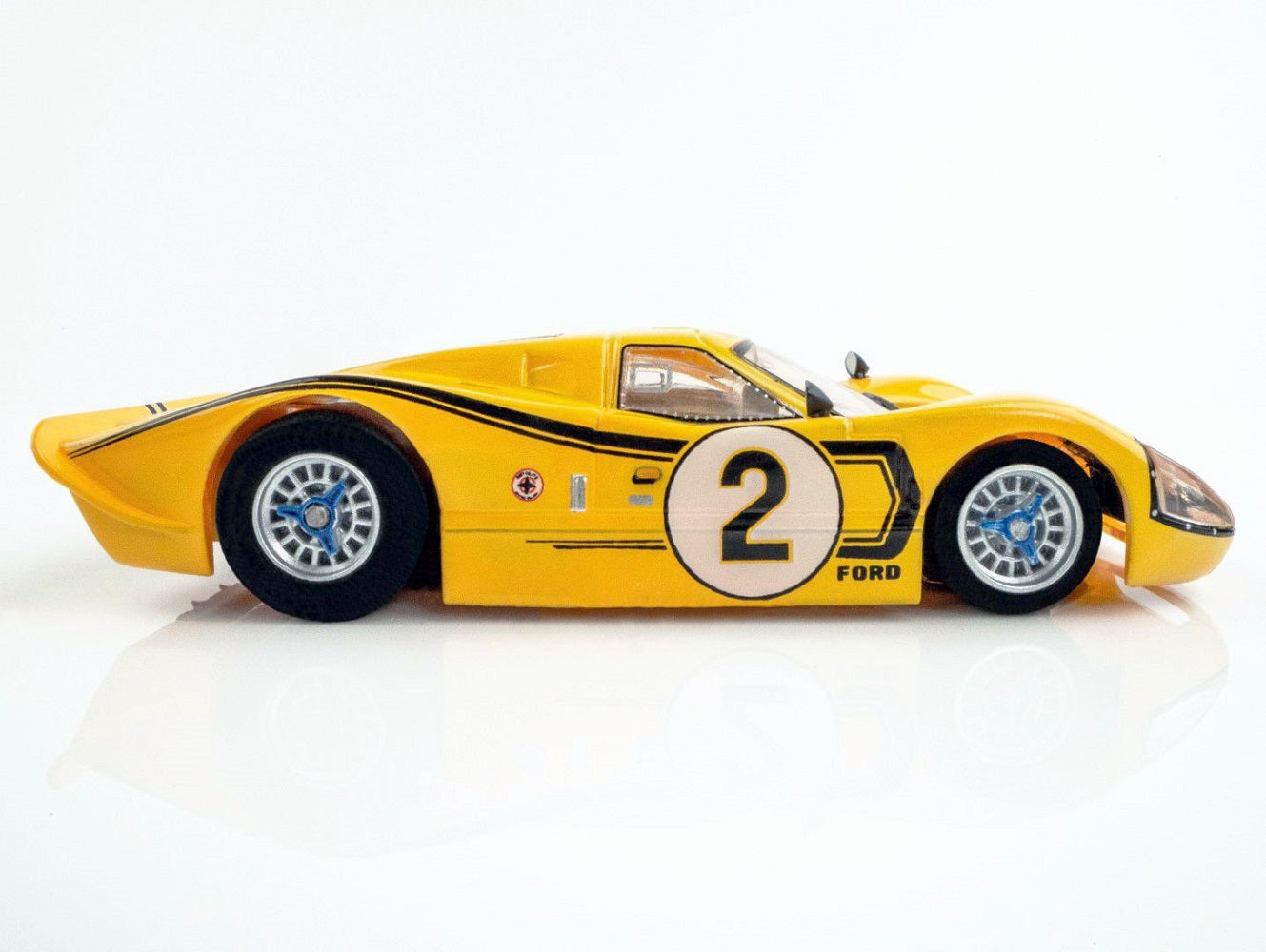 AFX Mega G+ 22014 Ford GT40 Mk IV #2 - HO Scale Slot Car