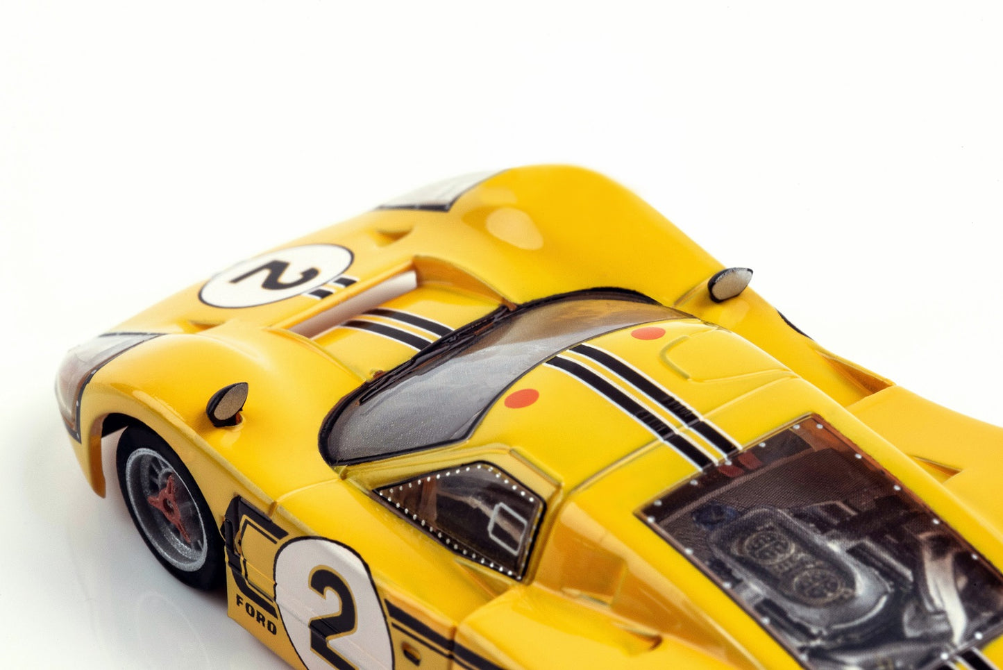 AFX Mega G+ 22014 Ford GT40 Mk IV #2 - HO Scale Slot Car