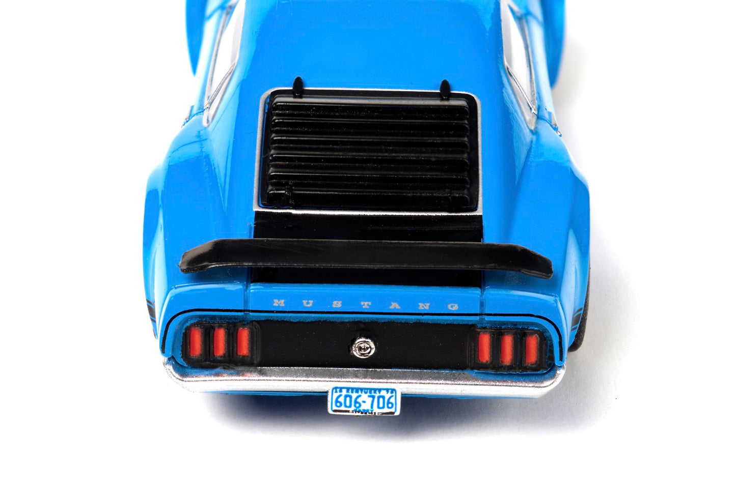 AFX Mega G+ 22026  Mustang Boss 302 – Blue - Collector Series Clear - HO Scale Slot Car