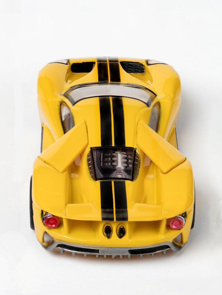 AFX Mega G+ 22029 2020 Ford GT – Triple Yellow - HO Scale Slot Car