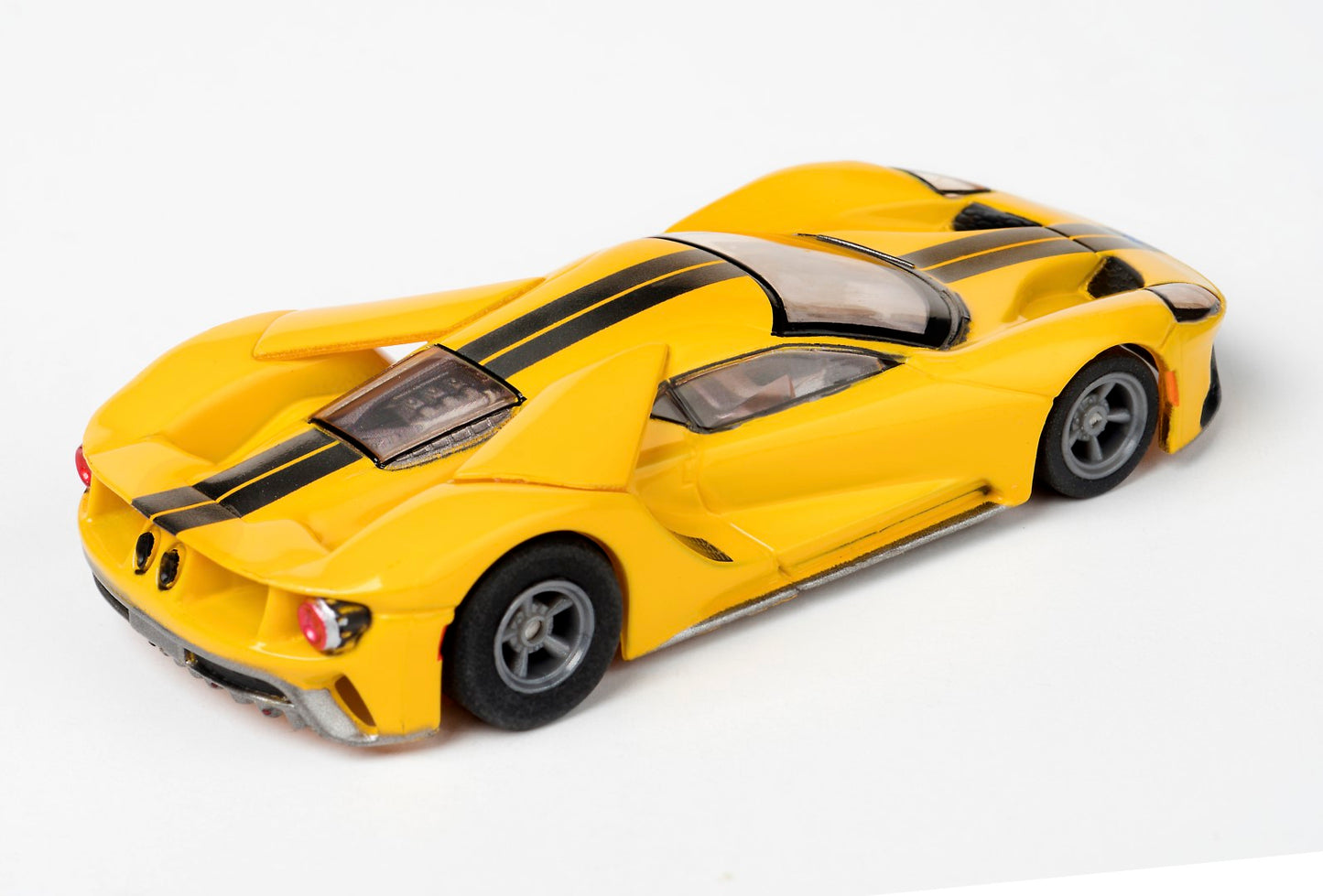 AFX Mega G+ 22029 2020 Ford GT – Triple Yellow - HO Scale Slot Car