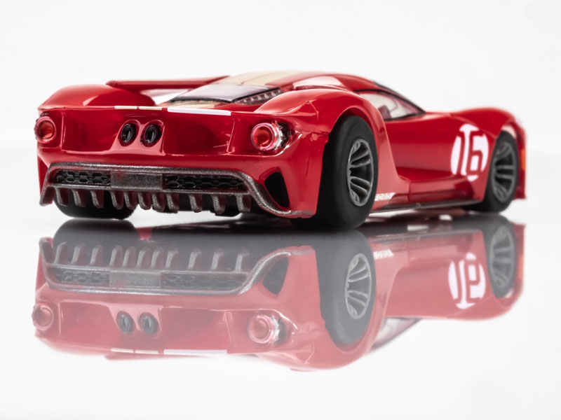AFX Mega G+ 22067 2022 Ford GT Heritage #16 - HO Scale Slot Car