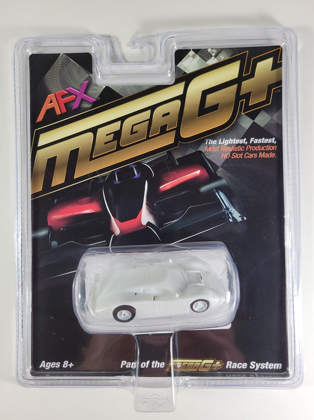 AFX Mega G+ 22070 Ford GT40 MK IV – White Paintable - HO Scale Slot Car