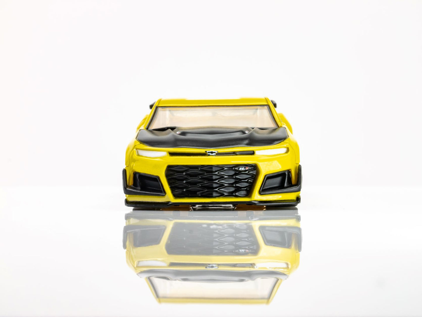 AFX Mega G+ 22075 2021 Camaro ZL1 1LE Shock Yellow - HO Scale Slot Car