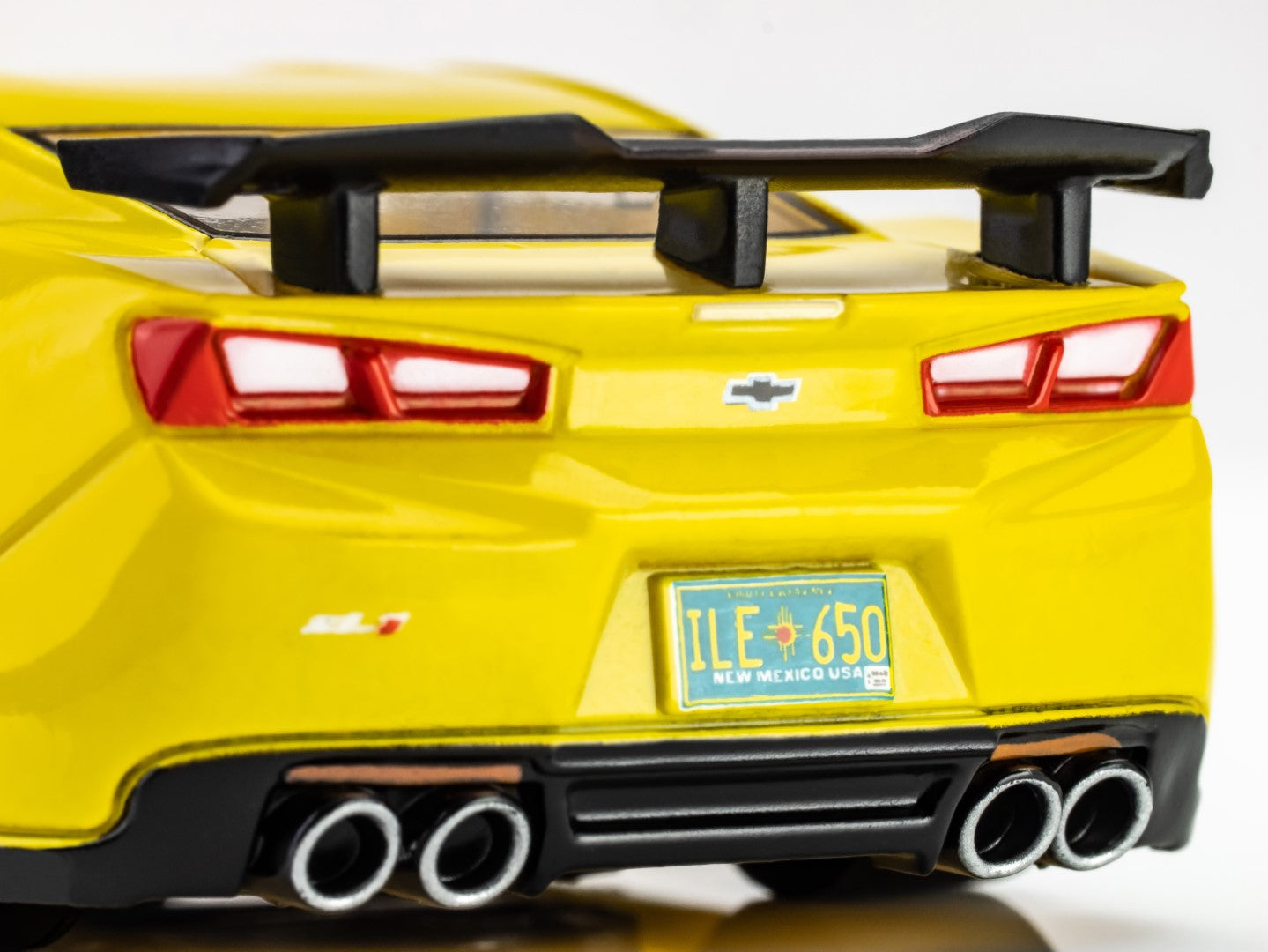 AFX Mega G+ 22075 2021 Camaro ZL1 1LE Shock Yellow - HO Scale Slot Car