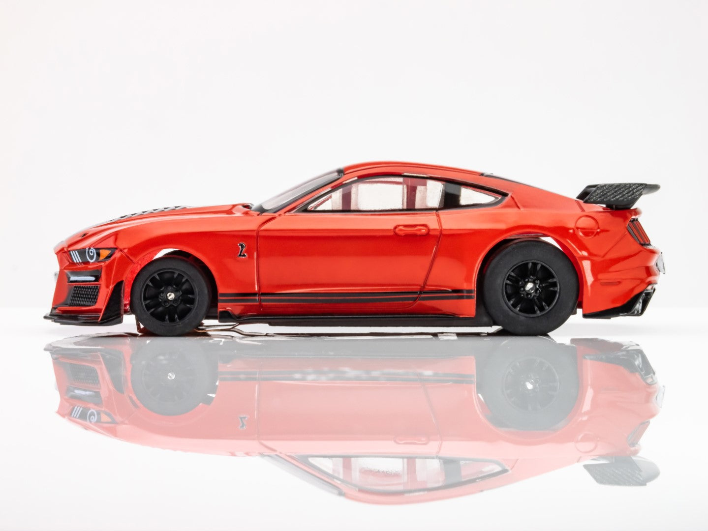 AFX Mega G+ 22077 2021 Shelby Mustang GT500 Red - HO Scale Slot Car