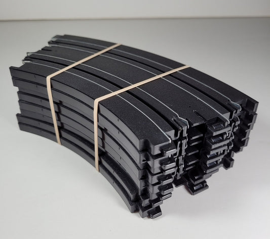 AFX Track (Bulk Item) 9" Radius 1/8 Circle Curve Track (8 pieces)