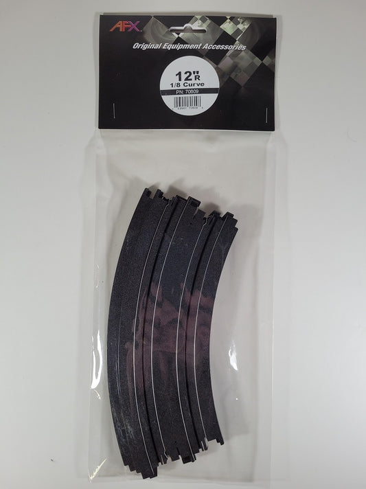 AFX Track 70609 12" Radius 1/8 Curve Track (2 pack)