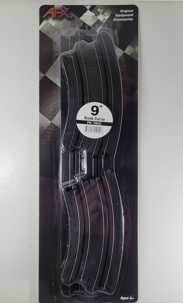 AFX Track 70622 9" Radius Banked Curve Track