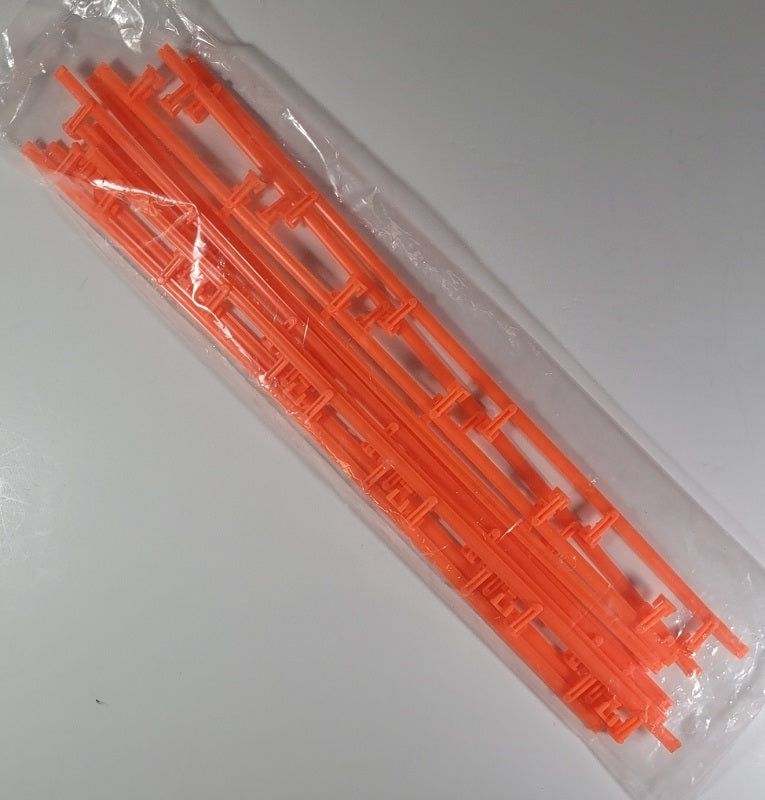 AFX Accessories (Bulk Item) Guard Rails - Orange (10 pieces)