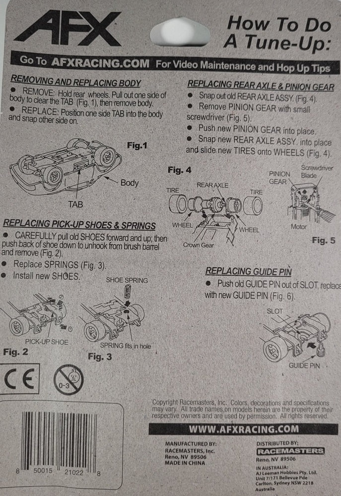 AFX Parts SRT 8996 Tune Up Kit