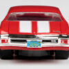 AFX Mega G+ 22043 1970 Chevelle 454 – Red with White Stripes and 5 Spoke Gray Wheels - HO Scale Slot Car