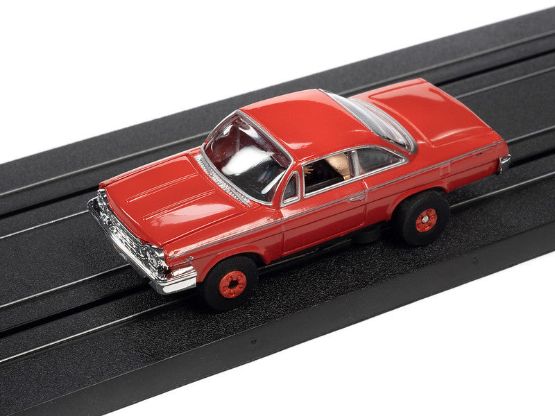 Auto World Thunderjet SC390-2A 2023 R1 OK USED CARS 1962 CHEVROLET BEL AIR COUPE (RED) HO Scale Slot Car