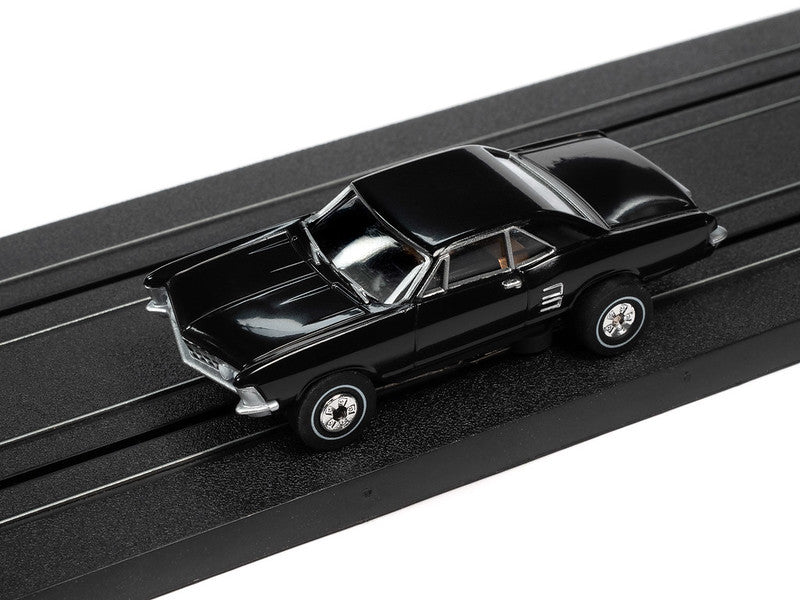 Auto World Thunderjet SC390-1A 2023 R1 OK USED CARS 1963 BUICK RIVIERA (BLACK) HO Scale Slot Car