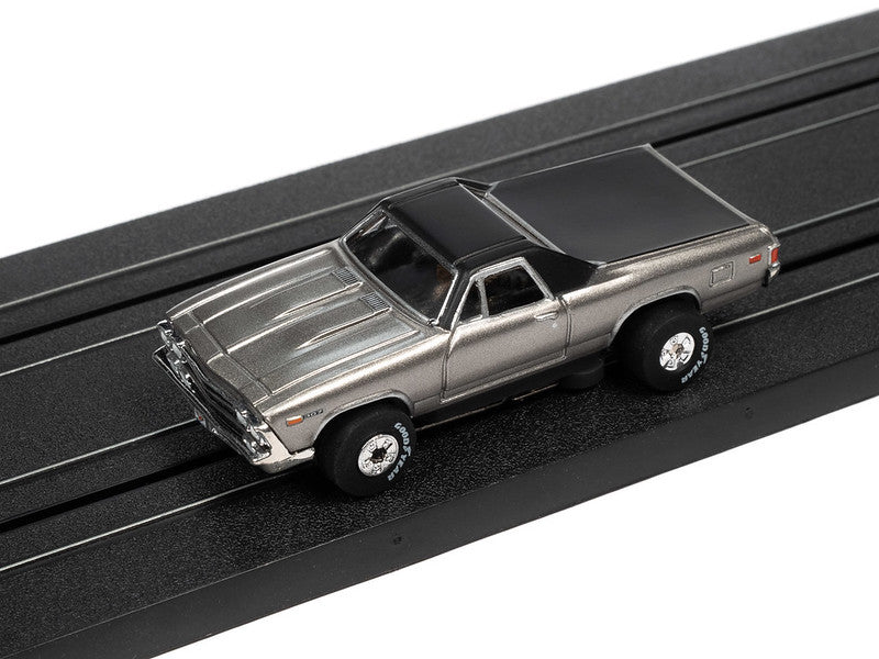 Auto World Thunderjet SC390-6B 2023 R1 OK USED CARS 1969 CHEVROLET EL CAMINO (SILVER) HO Scale Slot Car