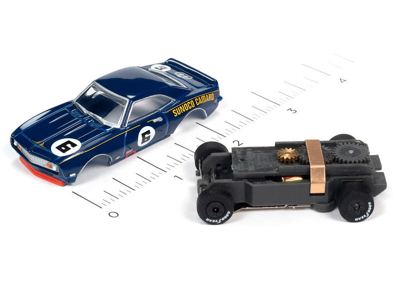 Auto World Thunderjet SC362-1 R32 1968 Chevrolet Camaro #6 Mark Donohue Sunoco HO Scale Slot Car