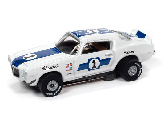 Auto World Thunderjet SC362-3 R32 1970 Chevrolet Camaro #1 Jim Hall HO Scale Slot Car