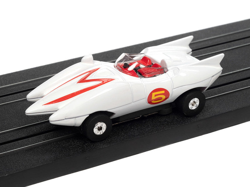 Auto World Thunderjet SC372 -1 R36 Speed Racer Mach 5 HO Scale Slot Car