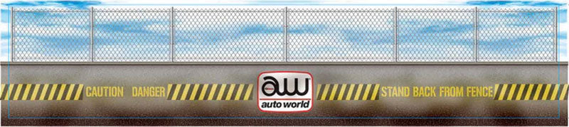 Auto World Accessories TRX111 14.5" BILLBOARD RACE TRACK BARRIER WALLS 6 PK HO SCALE