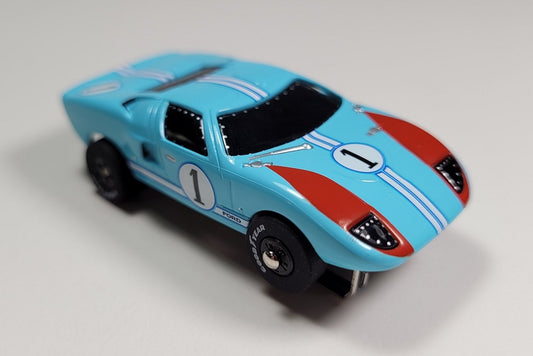 Auto World Thunderjet SRS333 24 Hours of LeMans Ford GT40 HO Scale Slot Car