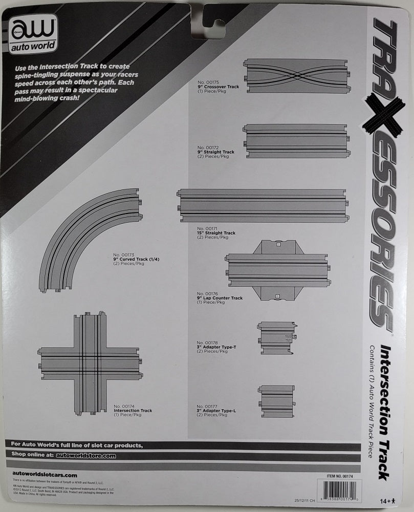 Auto World Track 00174 Intersection Track (1) piece