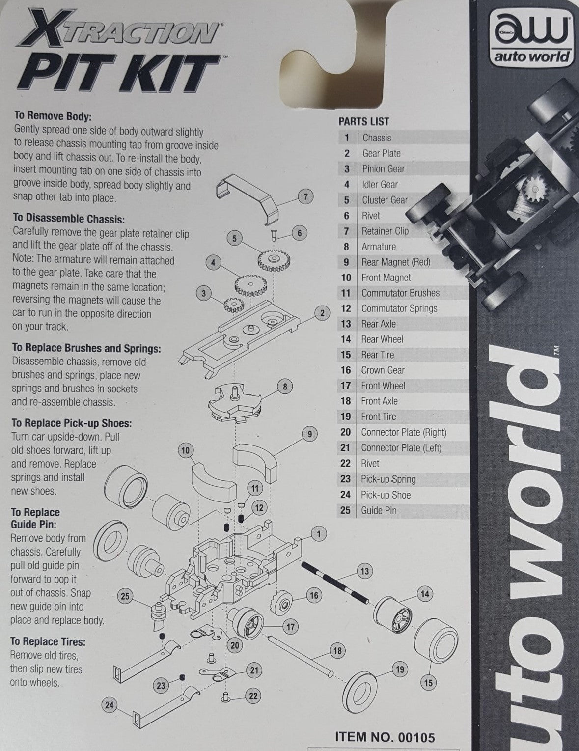 Auto World Parts Xtraction Pit Kit