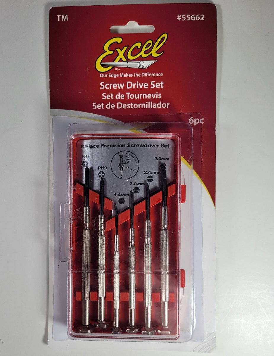 Excel 55662 6-piece Precision Screwdriver Set