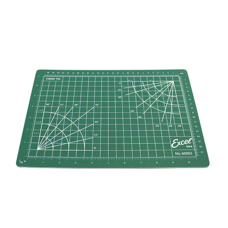 Excel 60002 8.5" X 12" Self Healing Cutting Mat - Double Sided