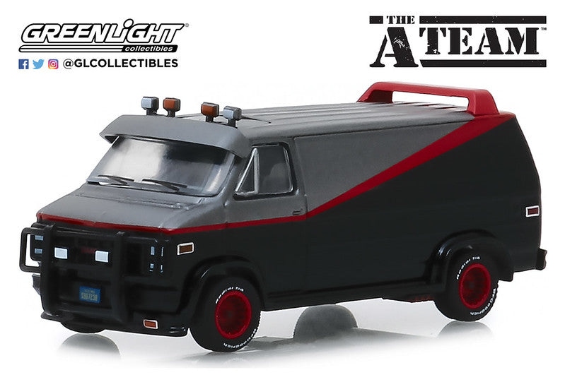 Greenlight Diecast 44790-B - Hollywood Series 2021 - B.A.'s 1983 GMC Vandura - The A Team - 1/64 Scale