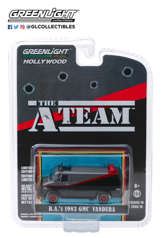 Greenlight Diecast 44790-B - Hollywood Series 2021 - B.A.'s 1983 GMC Vandura - The A Team - 1/64 Scale