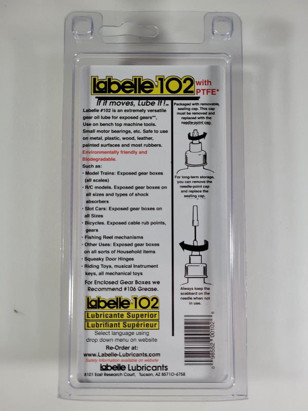 Labelle 102 Synthetic Heavy Weight Gear Oil with PTFE - Plastic Compatible