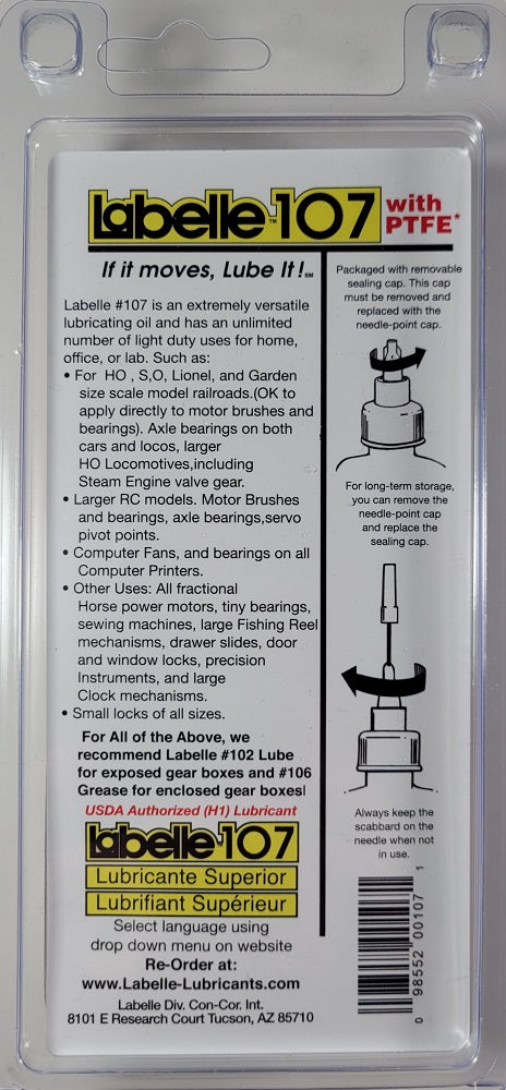 Labelle 107 Multi-Purpose Synthetic Medium Weight Oil with PTFE - Plastic Compatible