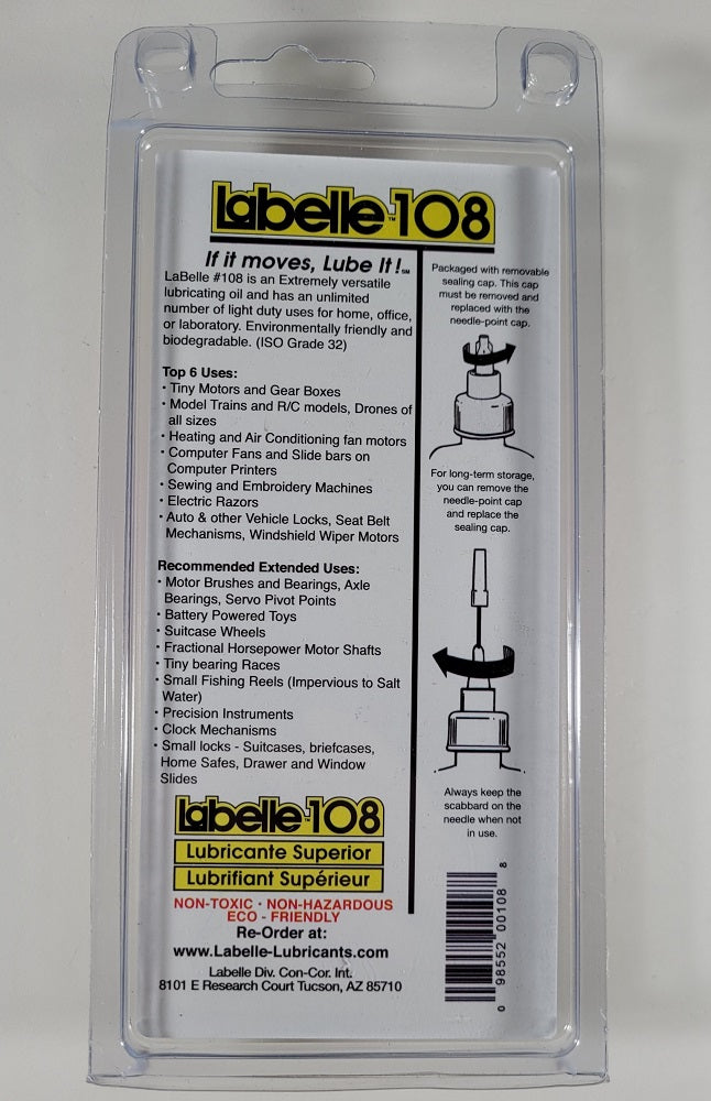 Labelle 108 Multi-Purpose Synthetic Light Weight Oil - Plastic Compatible