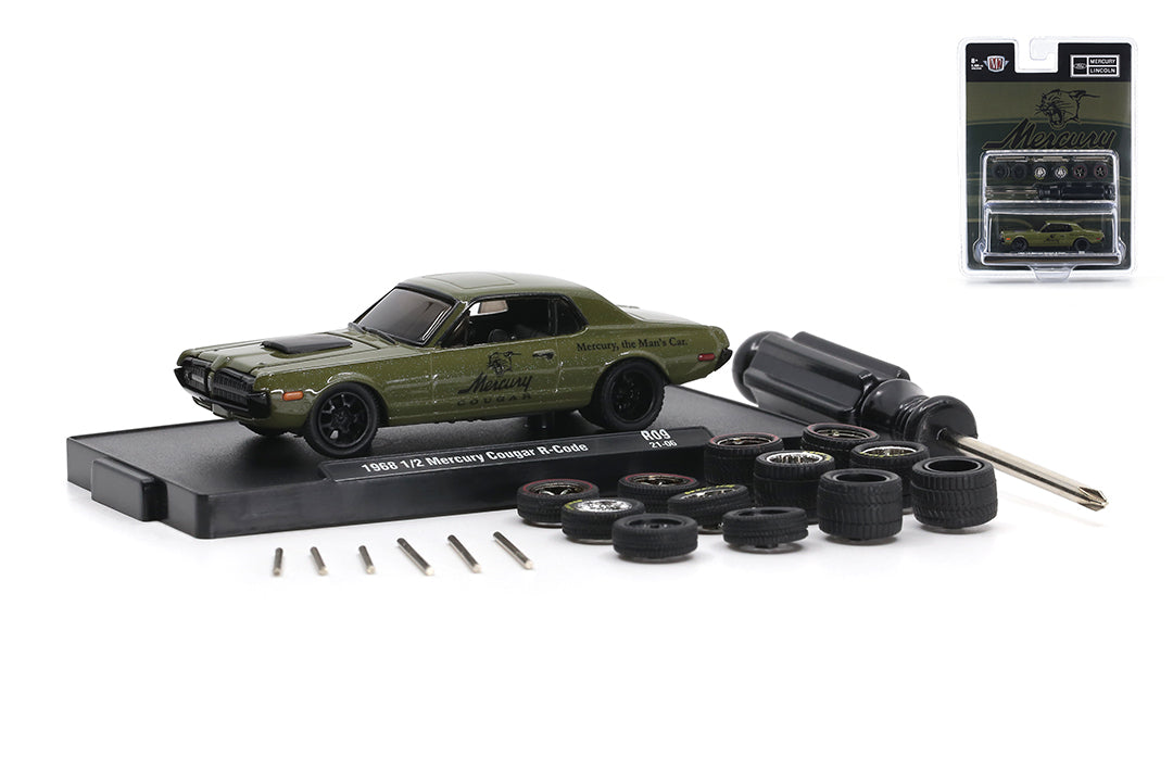 M2 Machines Diecast - Auto-Wheels 34001-09 - 1968 1/2 Mercury Cougar R-Code - 1:64 Scale